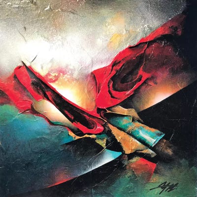 One's Sanity by Michael Goldzweig metal wall art