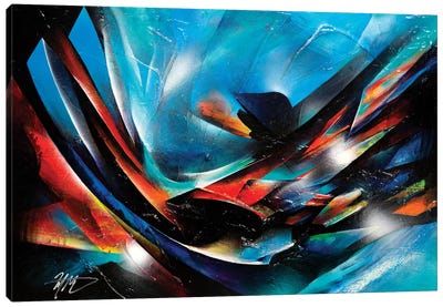 The Color Wind Canvas Art Print - Michael Goldzweig