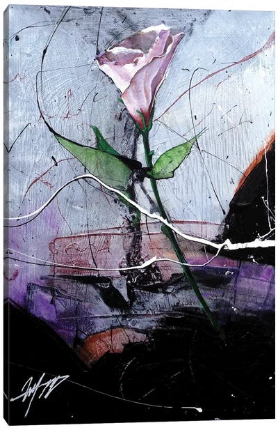 Dancing Flower Canvas Art Print - Michael Goldzweig