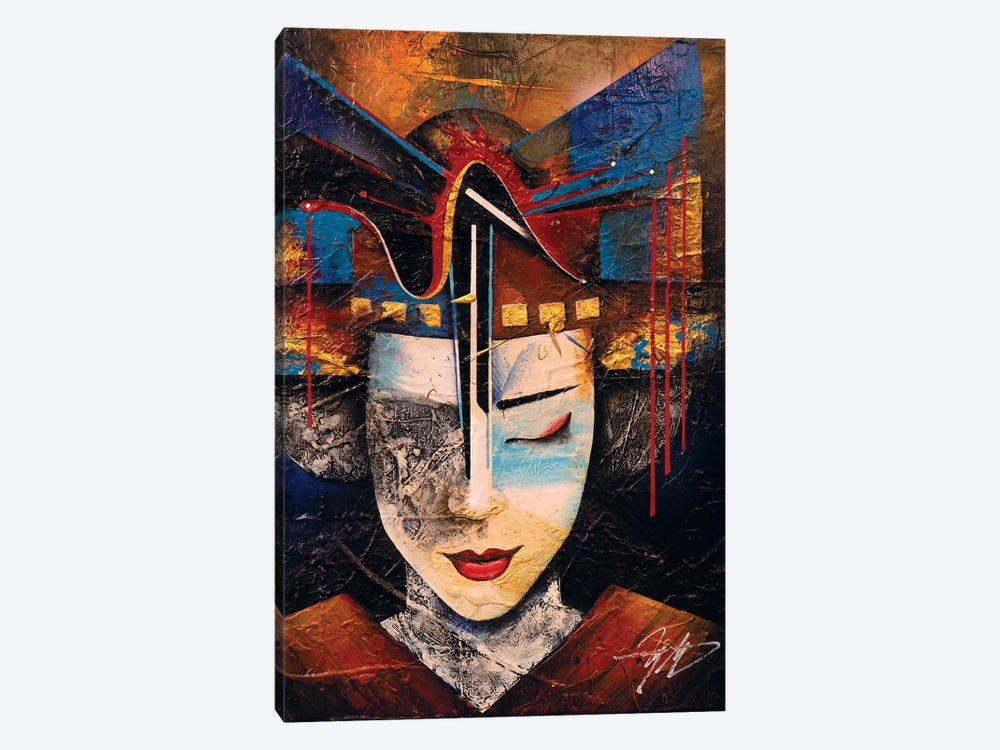 Memories Of A Geisha by Michael Goldzweig 1-piece Canvas Art Print