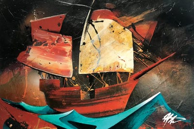 Boat by Michael Goldzweig canvas print