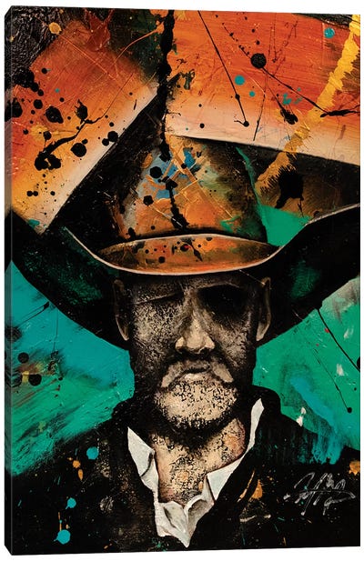 Cowboy Canvas Art Print - Cowboy & Cowgirl Art