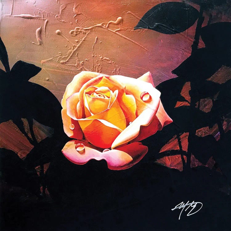 Summer Rose by Michael Goldzweig wall art