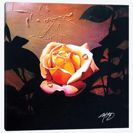 Summer Rose Canvas Print #MGO89} by Michael Goldzweig Canvas Artwork