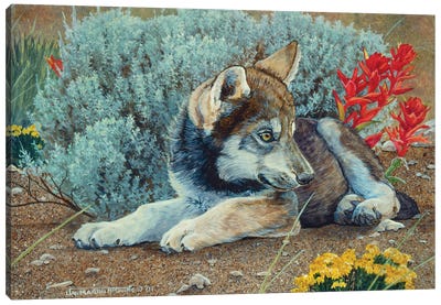 Wolf IV Canvas Art Print