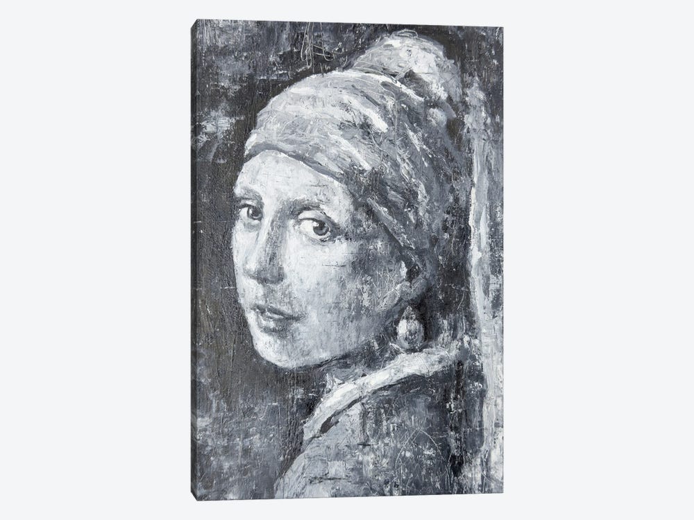 Birch "Girl With A Pearl Earring" by Margarita Ivanova 1-piece Canvas Art Print