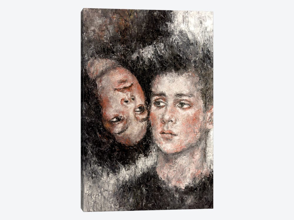 Birch "Two People" by Margarita Ivanova 1-piece Canvas Art