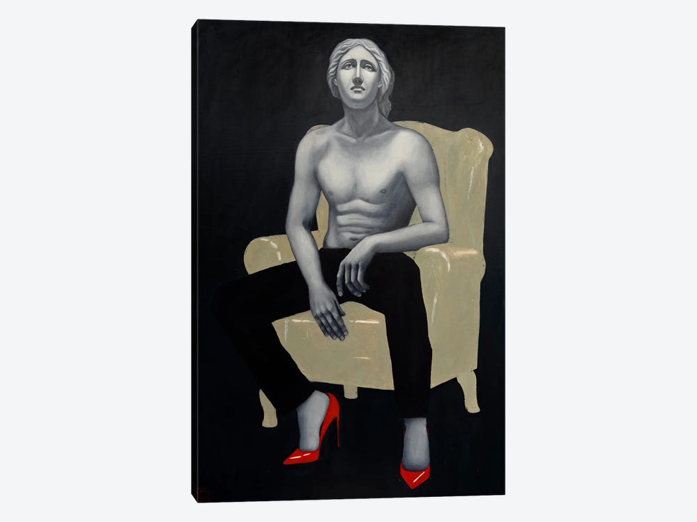 Why Do Men Wear Stilettos by Margarita Ivanova 1-piece Art Print