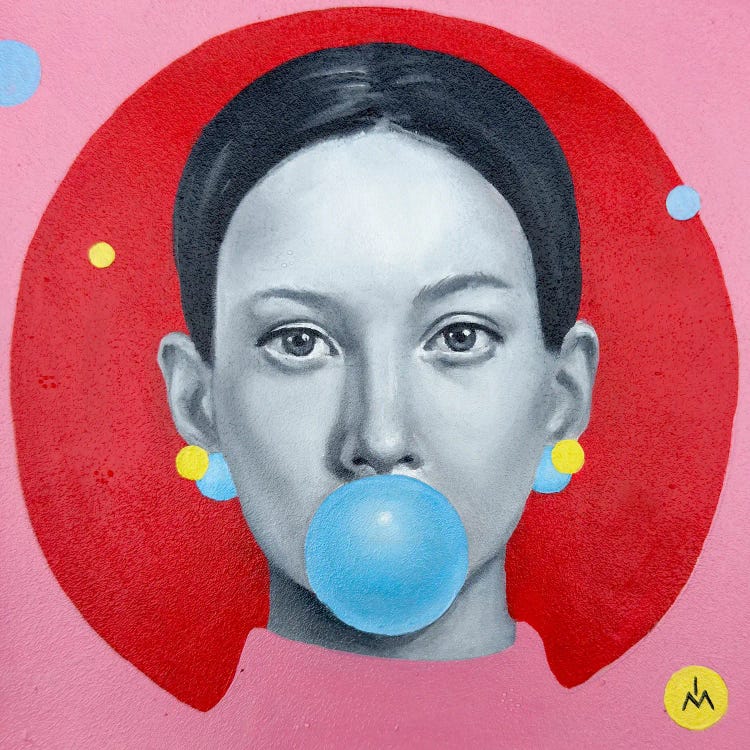 Bubble Gum by Margarita Ivanova wall art
