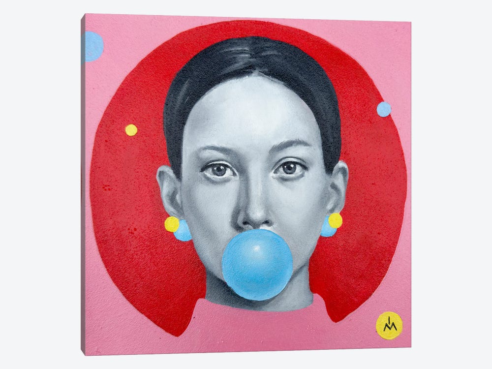Bubble Gum by Margarita Ivanova 1-piece Art Print