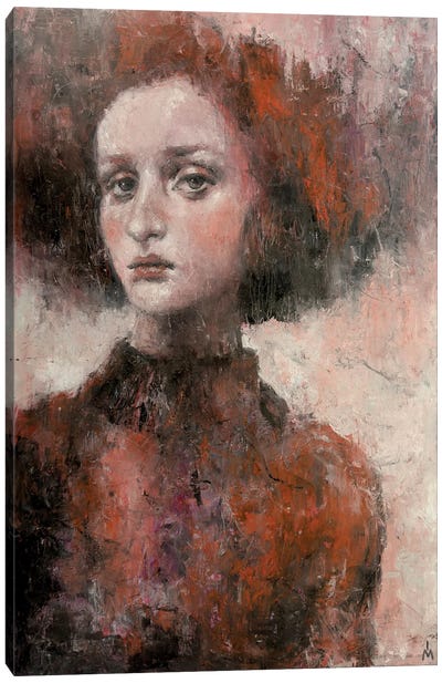 Red Birch Canvas Art Print - Margarita Ivanova