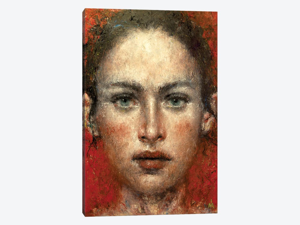 Girl With Green Eyes by Margarita Ivanova 1-piece Canvas Wall Art