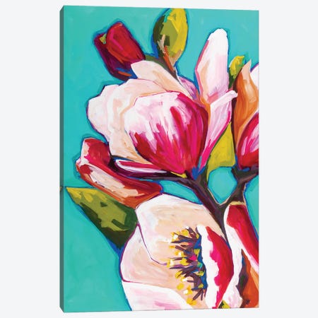 Floar - My Sweet Magnolias Canvas Print #MGX14} by Maggie Deall Art Print