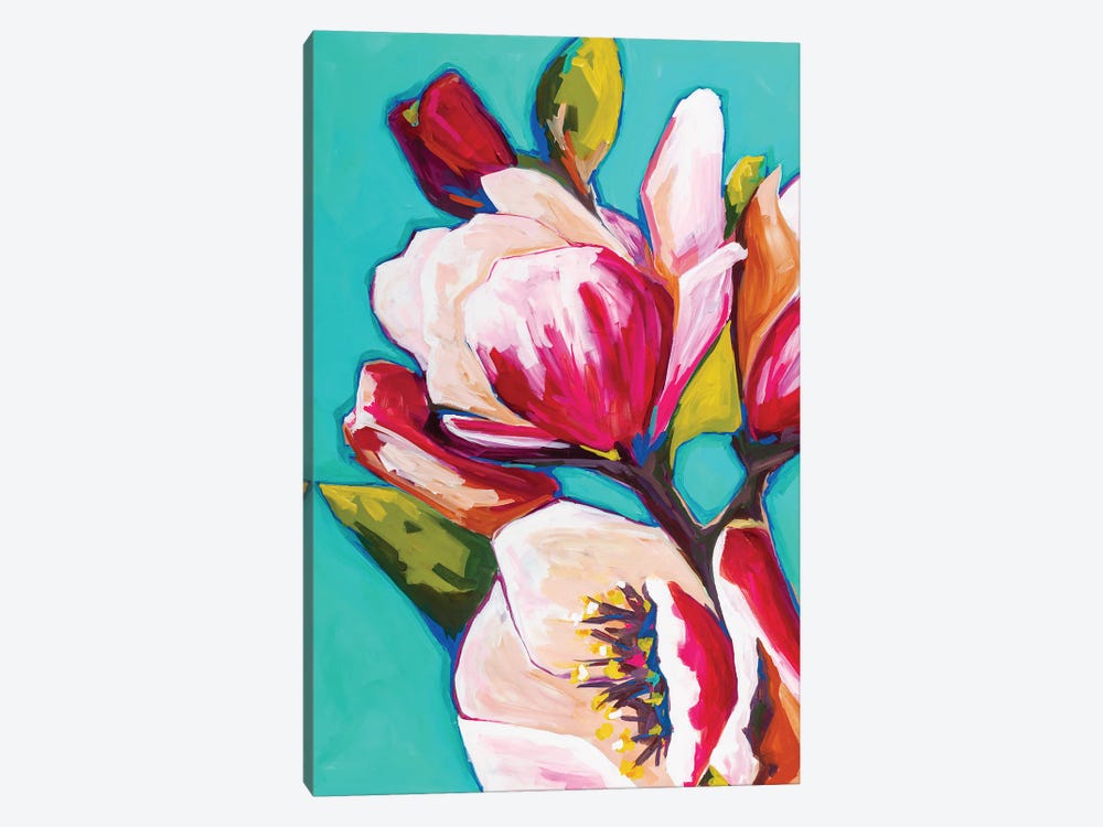Floar - My Sweet Magnolias by Maggie Deall 1-piece Canvas Wall Art