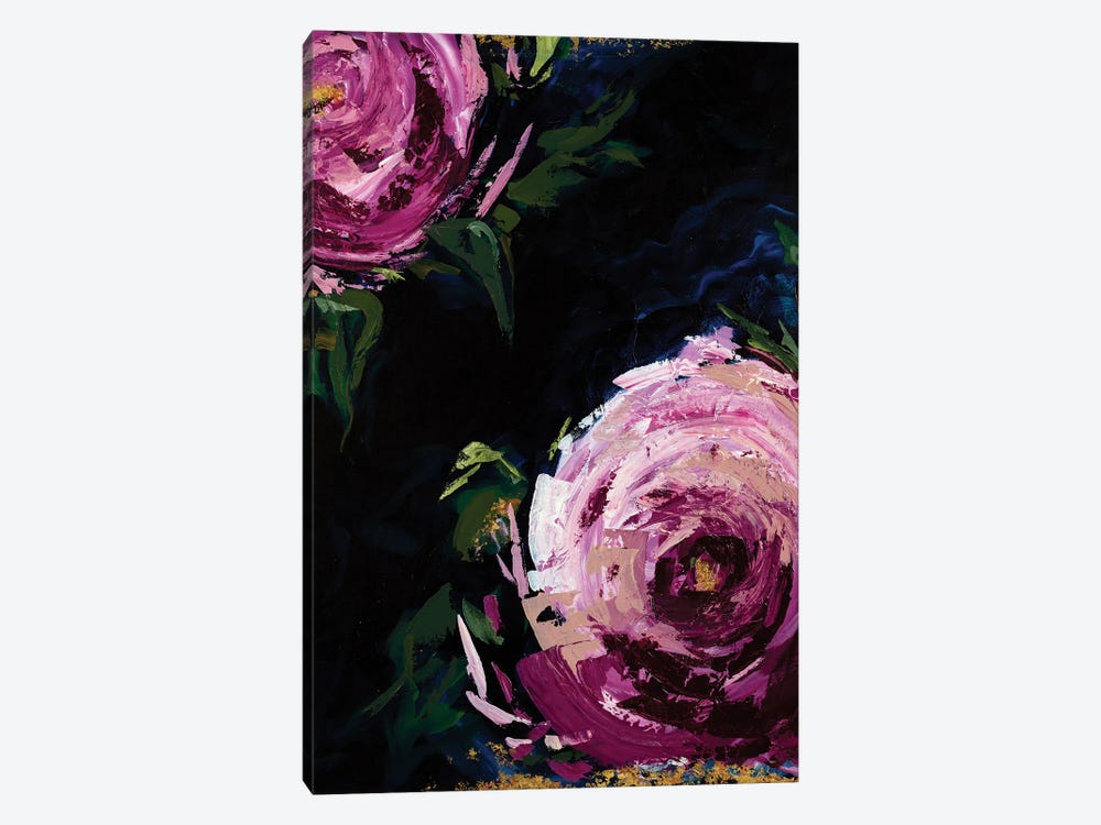 Midnight Roses I by Maggie Deall 1-piece Canvas Wall Art