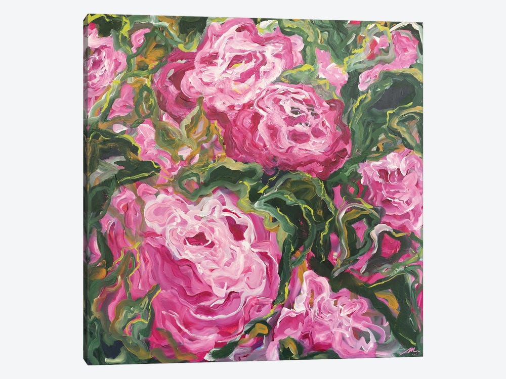 Flora - Rose Garden by Maggie Deall 1-piece Canvas Art