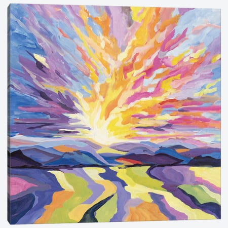 Riverina Skies - East Canvas Print #MGX40} by Maggie Deall Canvas Art Print