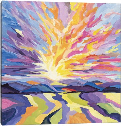 Riverina Skies - East Canvas Art Print - Maggie Deall