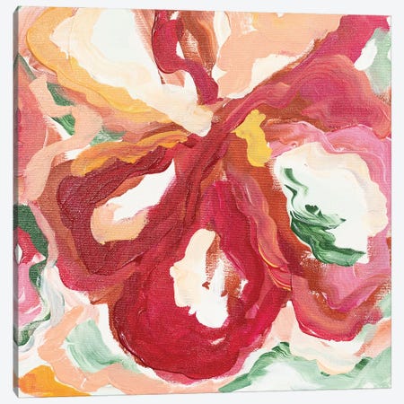 Flora - Tropical IV Canvas Print #MGX46} by Maggie Deall Canvas Art