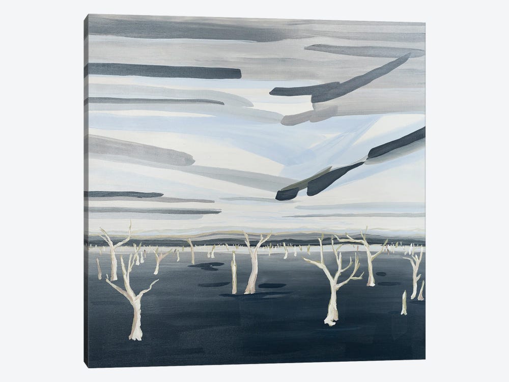 Ghost Trees Of Mulwala by Maggie Deall 1-piece Canvas Art Print