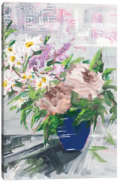 The Blue Vase Canvas Art Print - Maggie Deall