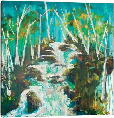 The Winter Falls Canvas Art Print - Maggie Deall