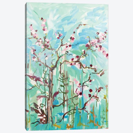 Response To Spring Canvas Print #MGX57} by Maggie Deall Art Print