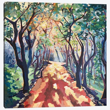 A Quiet Walk Canvas Print #MGX68} by Maggie Deall Canvas Art Print