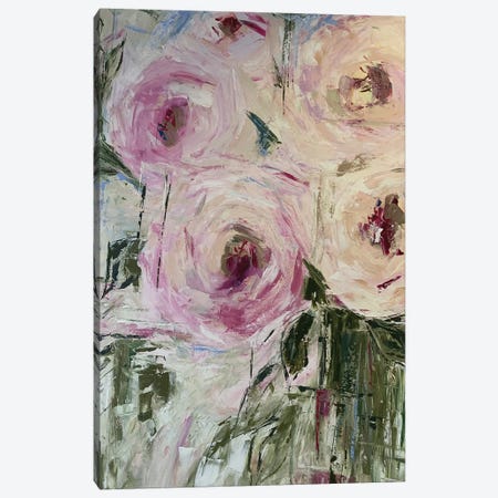 Secret Garden II - Roses Only Canvas Print #MGX73} by Maggie Deall Canvas Art