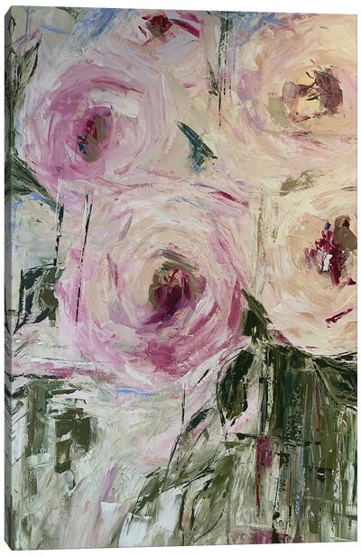 Secret Garden II - Roses Only Canvas Art Print - Maggie Deall
