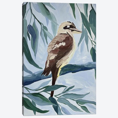 The Kookaburra Canvas Print #MGX81} by Maggie Deall Art Print