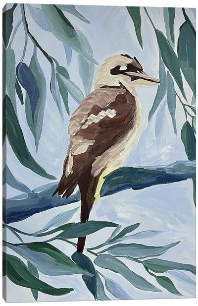 The Kookaburra Canvas Art Print - Kookaburras
