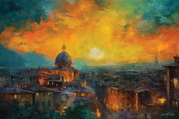 Italy: Italian Roof Tops IV by Conor McGuire