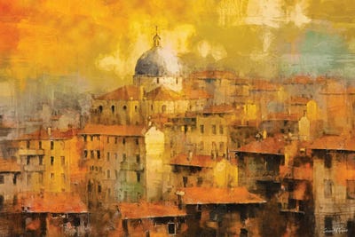 Italian Roof Tops V by Conor McGuire canvas print