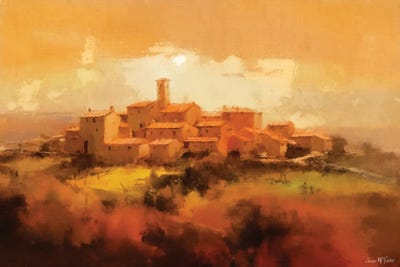 Italian Roof Tops XV by Conor McGuire canvas print