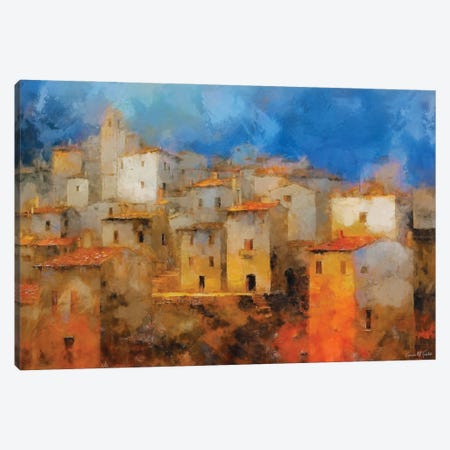 Italian Roof Tops XXIII Canvas Print #MGY113} by Conor McGuire Canvas Artwork