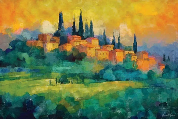 Green: Italian Roof Tops XX by Conor McGuire