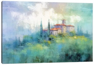Tuscany XII Canvas Art Print - Turquoise Art
