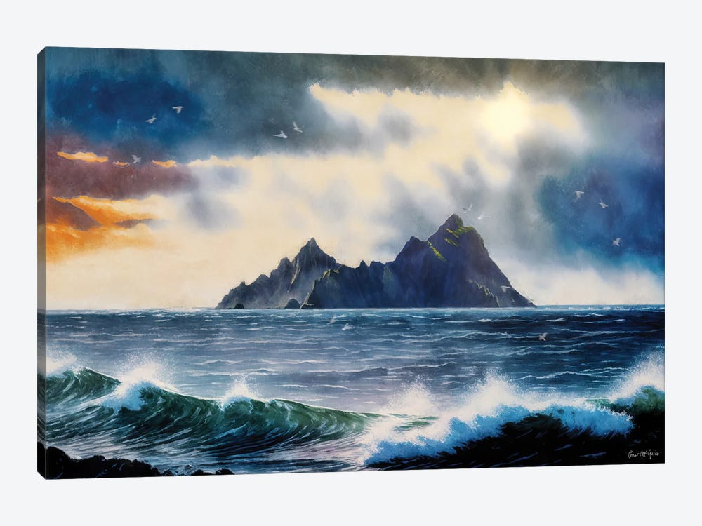 Skelligs Island, County Kerry by Conor McGuire 1-piece Canvas Wall Art