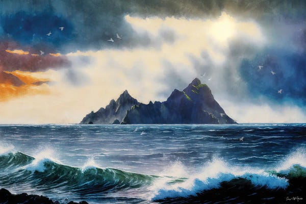 Kerry: Skelligs Island, County Kerry by Conor McGuire
