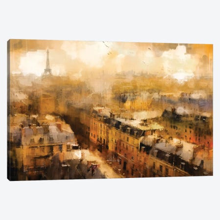 Paris Roof Tops III Canvas Print #MGY122} by Conor McGuire Canvas Art Print