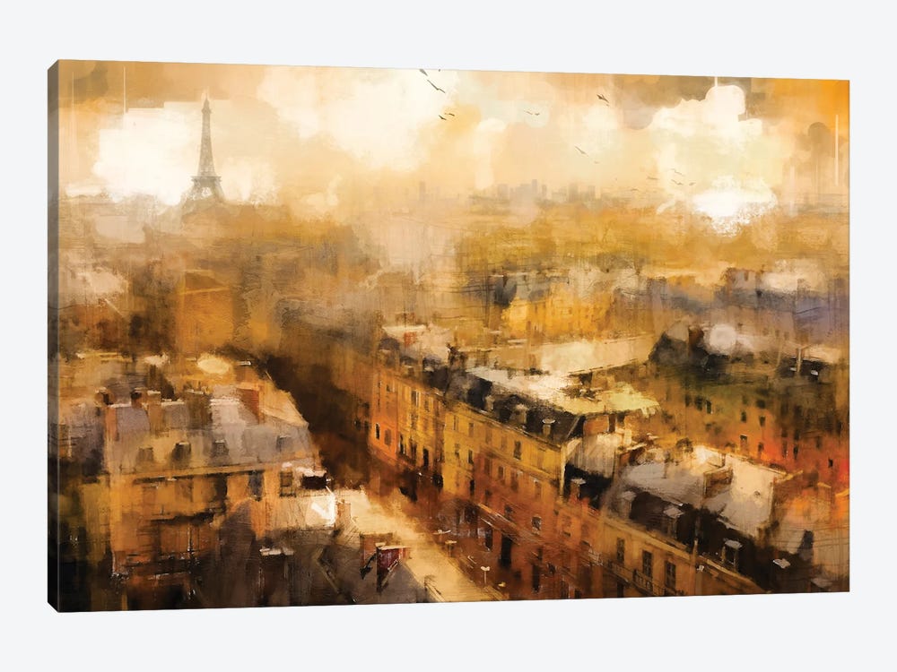 Paris Roof Tops III by Conor McGuire 1-piece Art Print