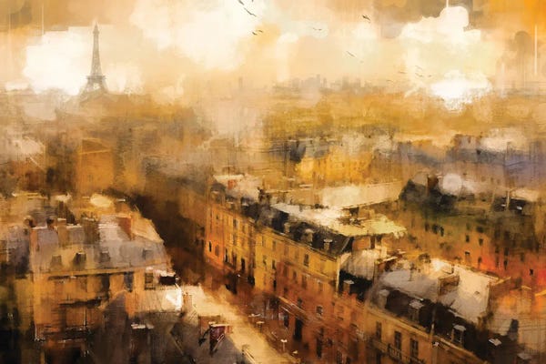 Canvas Print: Paris Roof Tops III by Conor McGuire