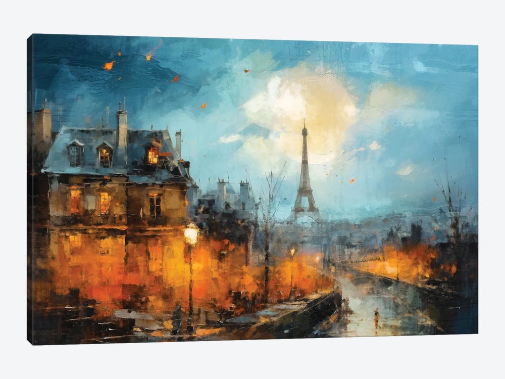 Paris Roof Tops VI by Conor McGuire 1-piece Canvas Art