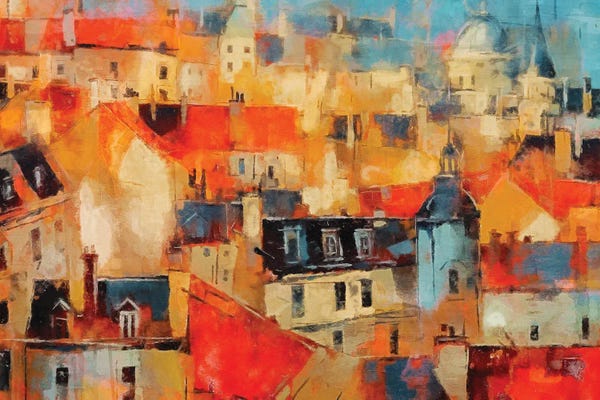 Canvas Print: Paris Roof Tops X by Conor McGuire