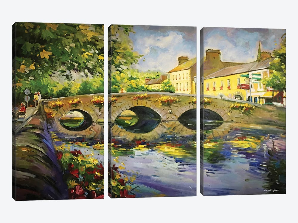 Westport Mall, County Mayo by Conor McGuire 3-piece Canvas Print