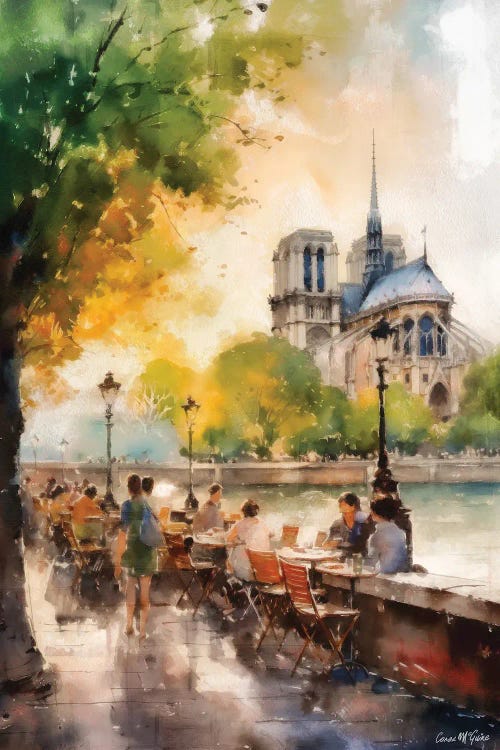 Paris Streets III by Conor McGuire wall art