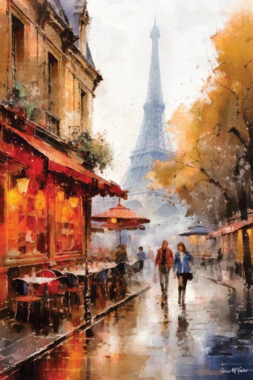 Paris Streets IV by Conor McGuire wall art