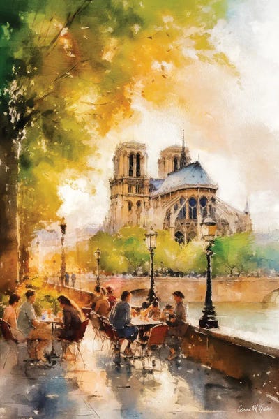 Canvas Print: Paris Streets VII by Conor McGuire