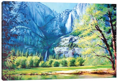 Yosemite Canvas Art Print - Waterfall Art